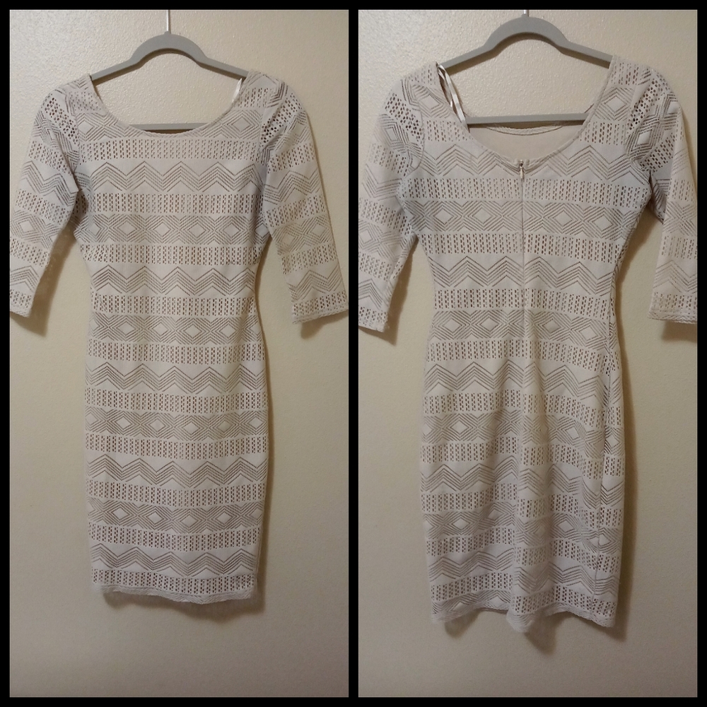 Creme Cocktail Dress